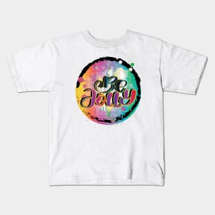 Be Jolly Colorful Calligraphy Kids T-Shirt